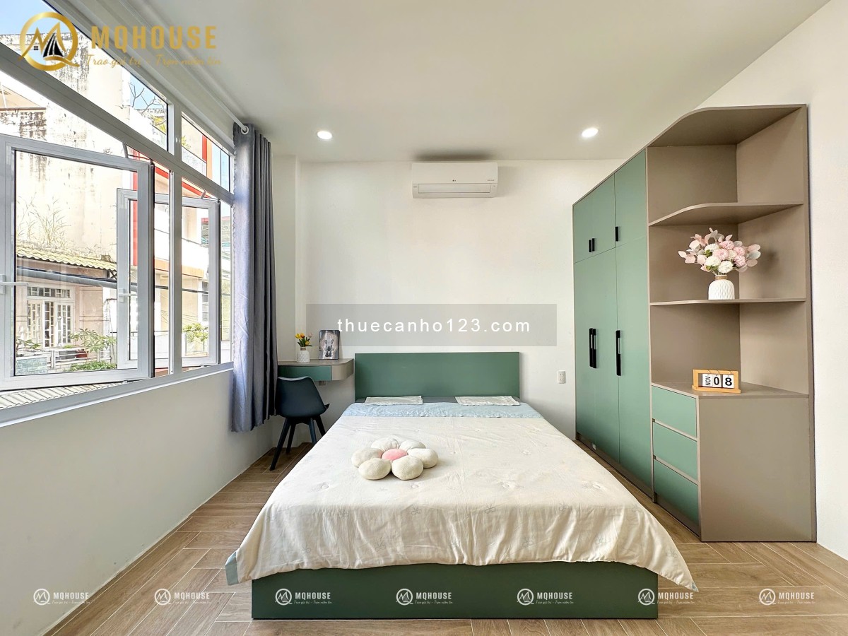 Căn hộ tách bếp, cửa sổ, ngay Tân Bình, gần ngã tư Bảy Hiền, giáp Tân Phú, Quận 10