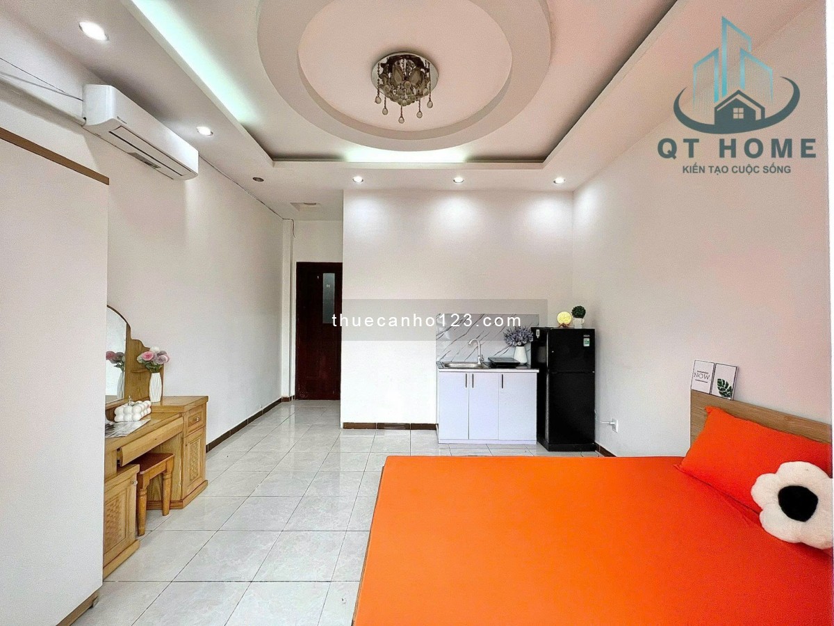 Cho thuê căn Studio Ban công ngay chân cầu Nguyễn Văn Cừ, gần Nowzone, Đh Sài Gòn, Đh Sư Phạm, Đh KH