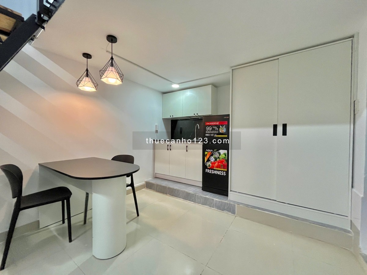 Căn hộ duplex rộng xịn xò, full nội thất, ngay trung tâm Q.7, gần RMIT, TDTU, Lotte, Crescent Mall