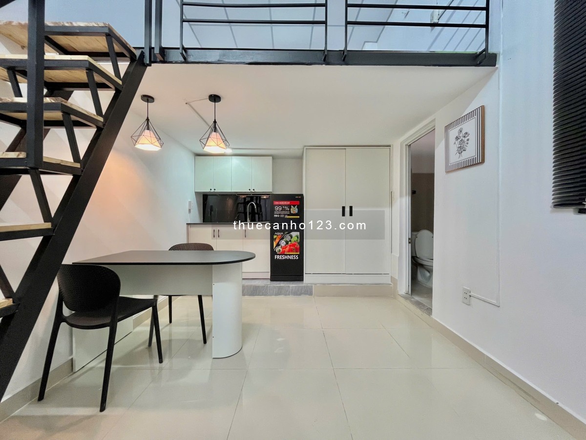 Căn hộ duplex rộng xịn xò, full nội thất, ngay trung tâm Q.7, gần RMIT, TDTU, Lotte, Crescent Mall