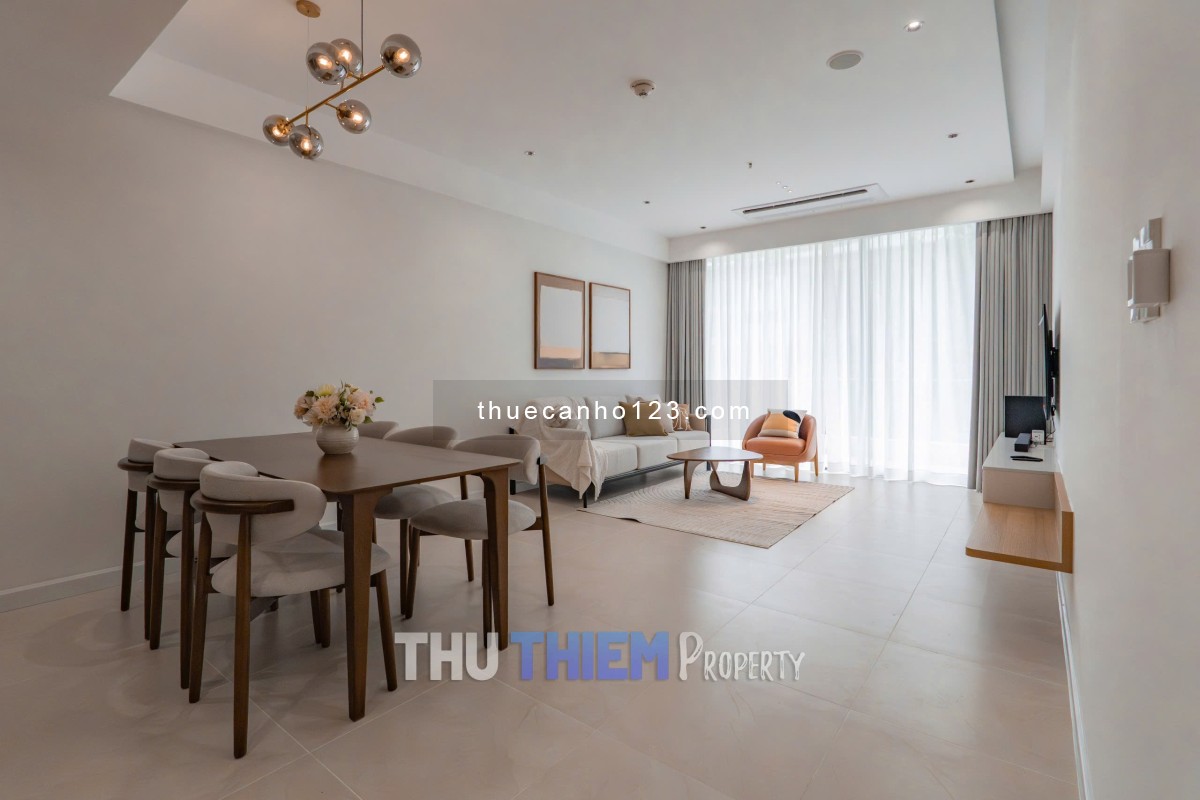 Nhà đẹp nhà sang, 2 phòng ngủ 93m2, Nội thất cao cấp, giá 40 triệu. tại Zeit River Thủ Thiêm