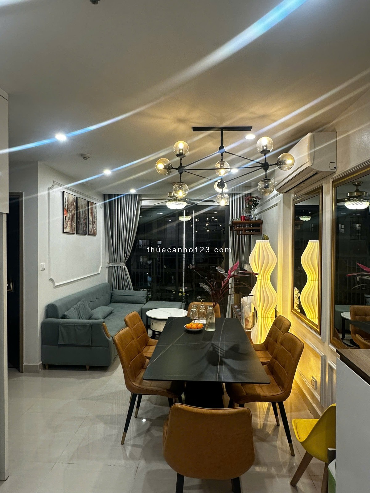 Cần cho thuê căn hộ 2n1vs đầy đủ nội thất giá chỉ 7.5 triệu tại OCP1 0336871486