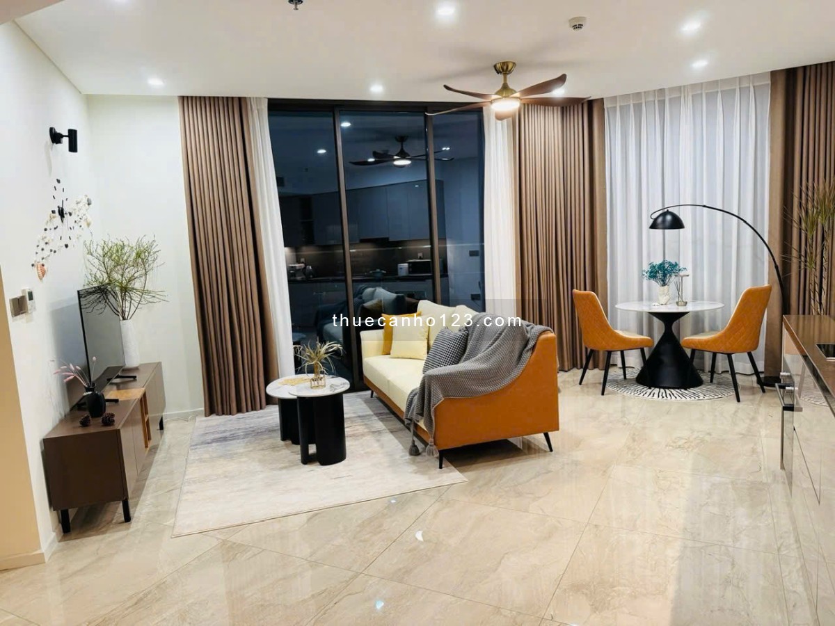 Đẹp như hoa hậu, 1 phòng ngủ rộng tới 61m2, nội thất cao cấp hiện đại, tại Thảo Điền Green