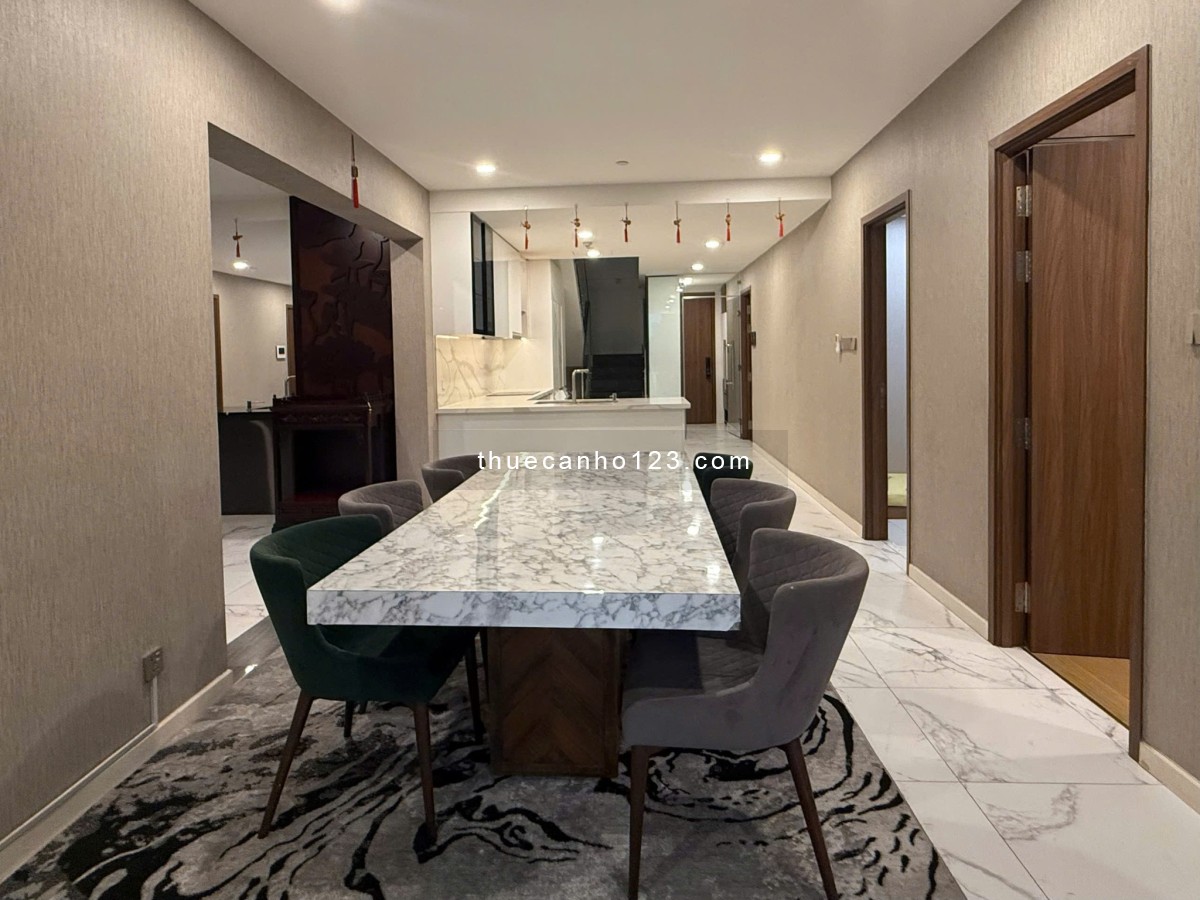 Cho thuê căn hộ Thue Galleria Metropole 4PN – 4WC, có sân vườn rộng, View cầu Ba Son