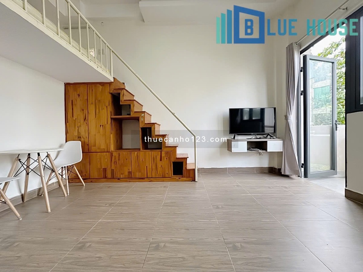 CĂN HỘ GÁC LỬNG BAN CÔNG 45m2 NGAY TÂN BÌNH GẦN K300 ETOWN NHÀ GA T3
