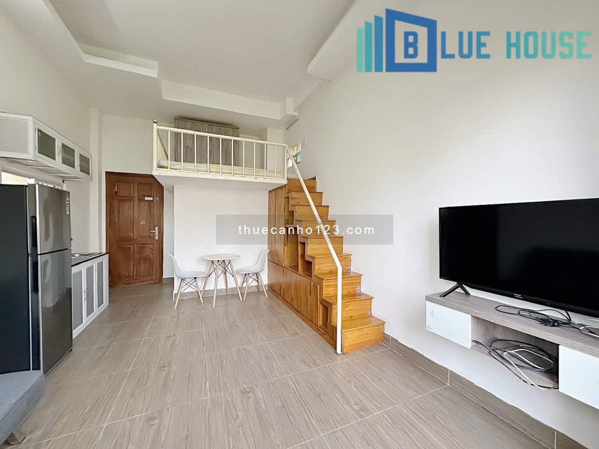 CĂN HỘ GÁC LỬNG BAN CÔNG 45m2 NGAY TÂN BÌNH GẦN K300 ETOWN NHÀ GA T3