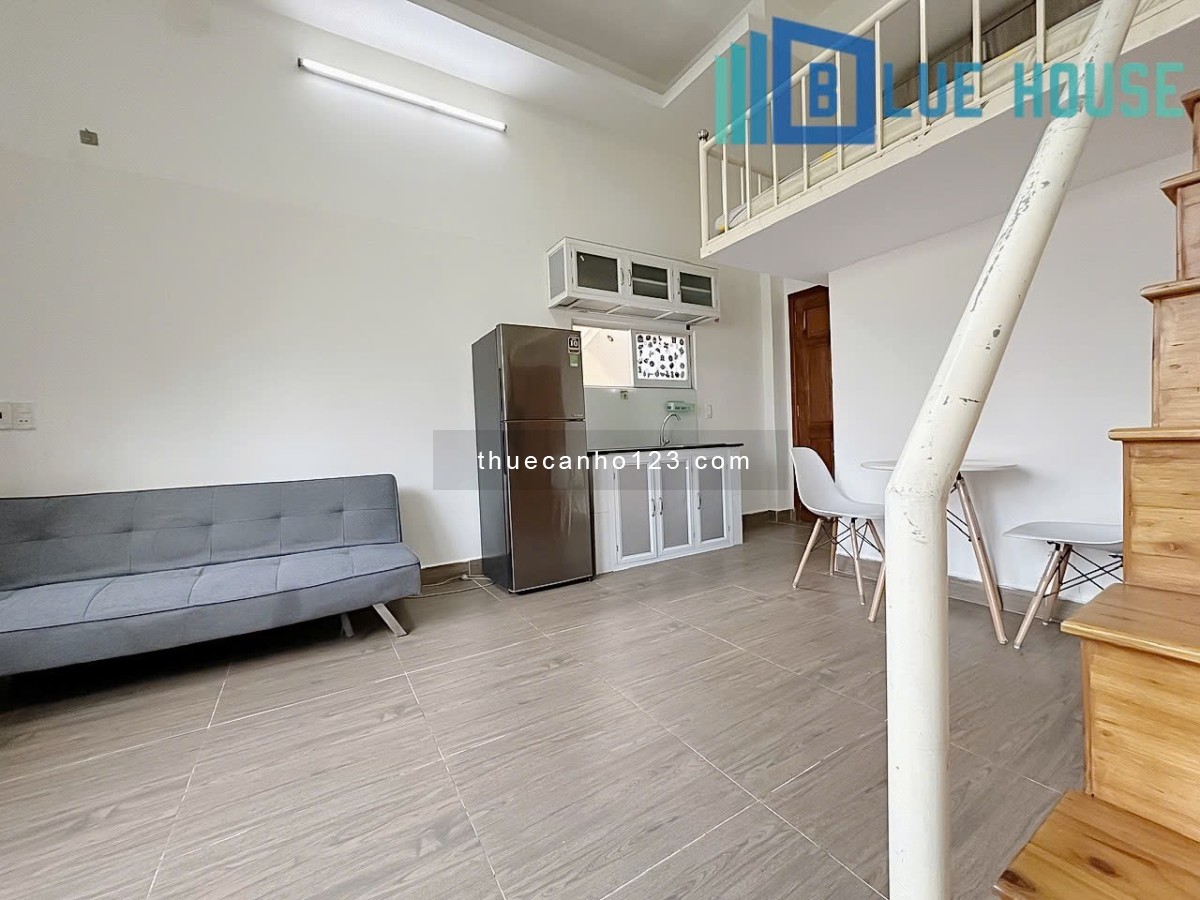 CĂN HỘ GÁC LỬNG BAN CÔNG 45m2 NGAY TÂN BÌNH GẦN K300 ETOWN NHÀ GA T3