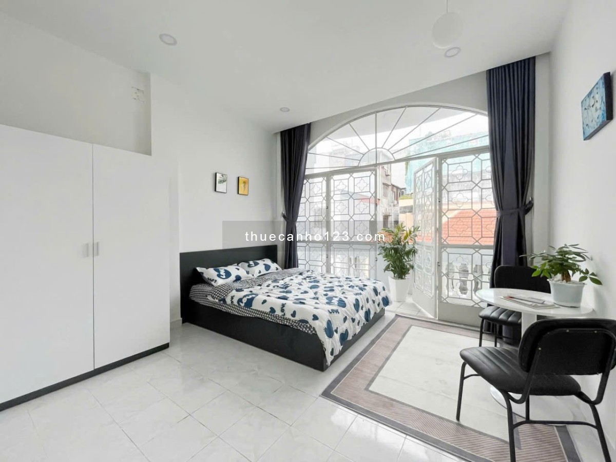 Cho thuê CHDV 40m2 full nội thất có ban công nằm ở Phan Đăng Lưu gần ngã tư Phú Nhuận