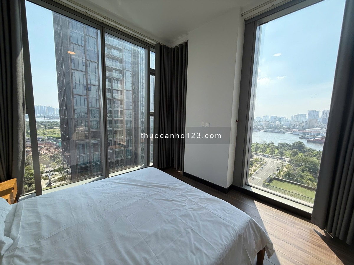 Đẹp như tranh, 2 phòng ngủ 93m2 view trực diện sông. nội thất đầy đủ, giá 35 triệu. tại Empire City