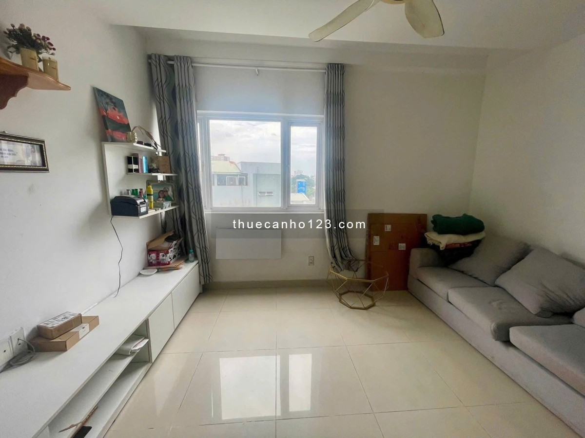 Cho thuê căn 2p C/c Topaz Garden,Tân phú, 75m2, 2PN, 2WC, 9tr5/th.