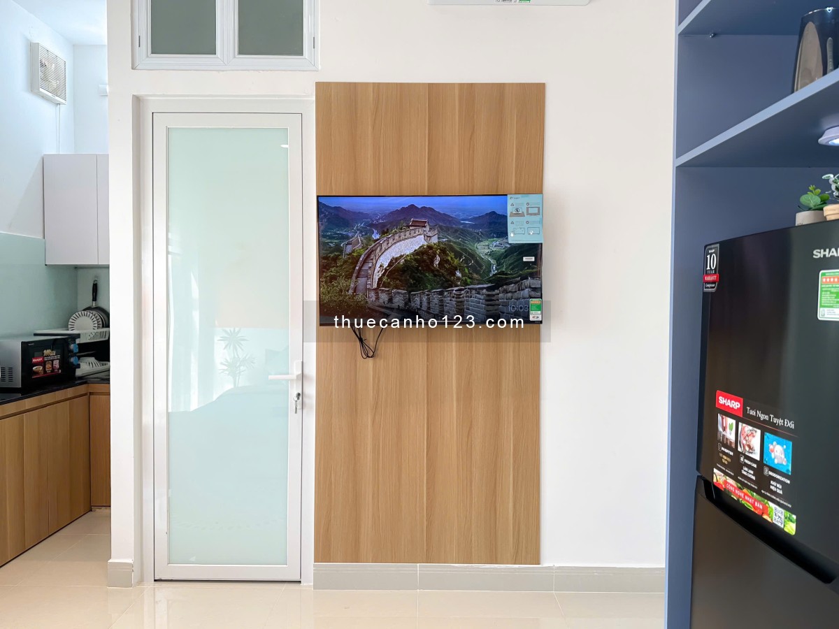 Cho thuê căn hộ Studio Cửa sổ thoáng Q8 gần cầu Nguyễn Văn Cừ, cầu Rạch Ông, chợ Rạch Ông