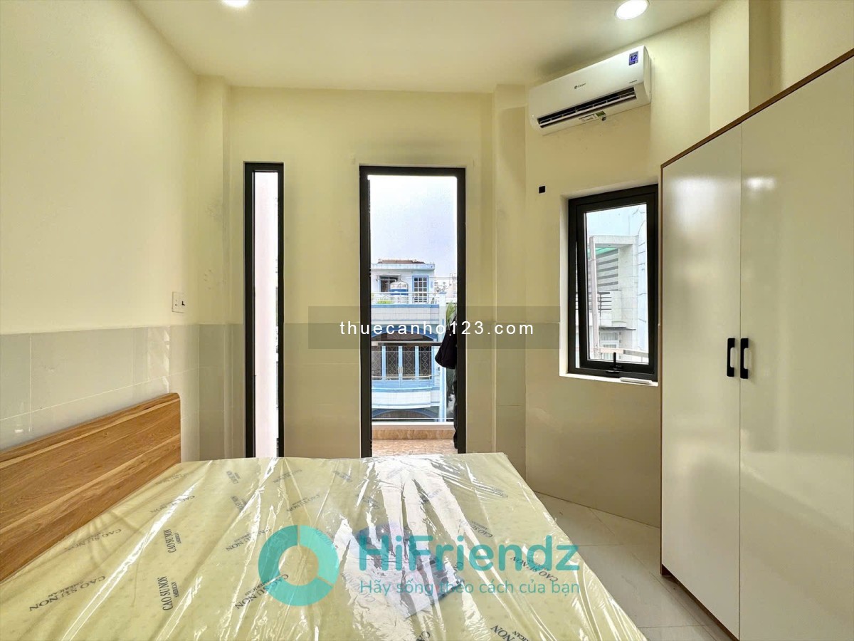 Cho thuê căn Studio ban công Q8, ngay cầu Chánh Hưng, cầu Nguyễn Tri Phương, Parcmall, Central Premi