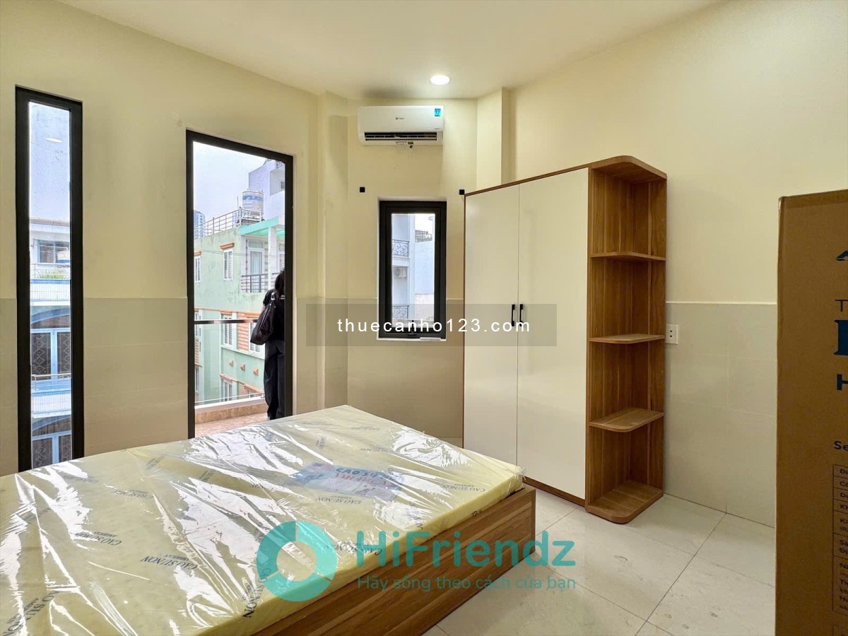 Cho thuê căn Studio ban công Q8, ngay cầu Chánh Hưng, cầu Nguyễn Tri Phương, Parcmall, Central Premi