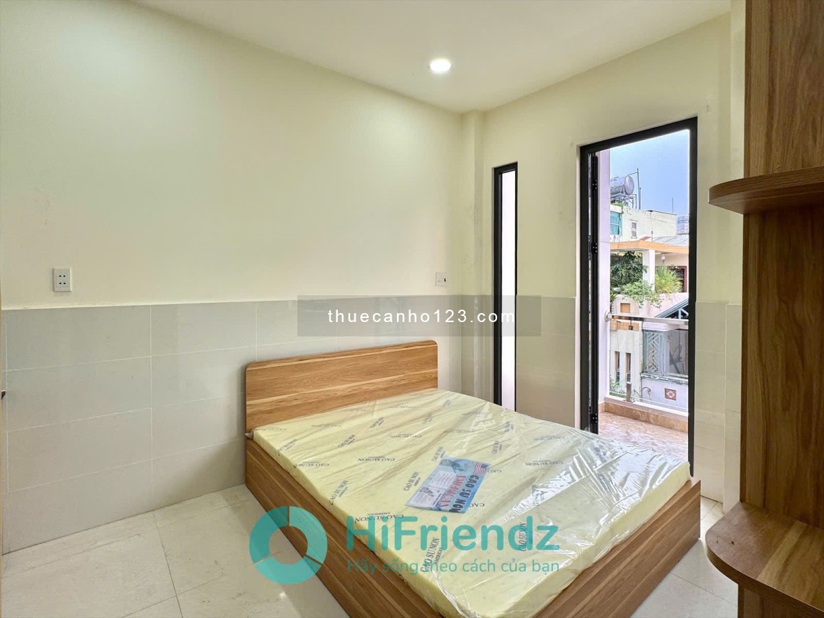 Cho thuê căn Studio ban công Q8, ngay cầu Chánh Hưng, cầu Nguyễn Tri Phương, Parcmall, Central Premi