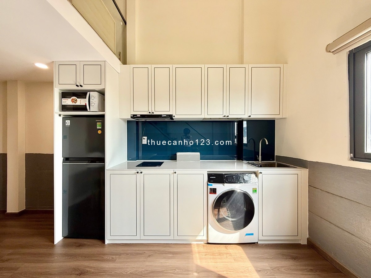 Cho Thuê Căn Hộ Duplex Có Gác 2 Phòng Ngủ Thang Máy Ngay Khu Chợ Lớn