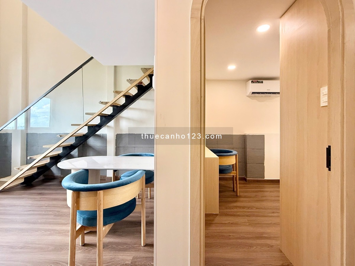 Cho Thuê Căn Hộ Duplex Có Gác 2 Phòng Ngủ Thang Máy Ngay Khu Chợ Lớn