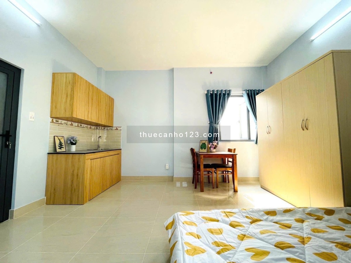 Cho thuê căn hộ Studio Cửa sổ thoáng Q4 gần chợ 200, ĐH Luật, ĐH Nguyễn Tất Thành, cầu Calmette
