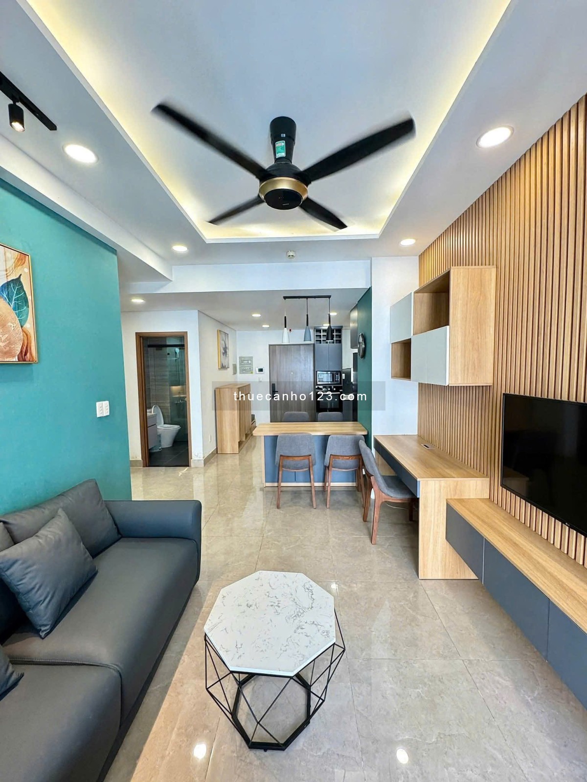 Chung cư Sky Center 1Pn, full nội thất cao cấp giá 12Tr/tháng Đ.Phổ Quang Tân Bình