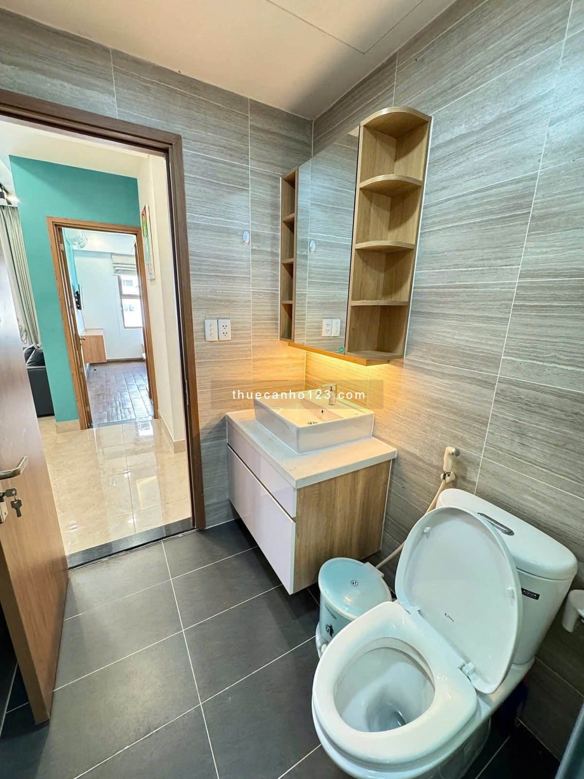 Chung cư Sky Center 1Pn, full nội thất cao cấp giá 12Tr/tháng Đ.Phổ Quang Tân Bình