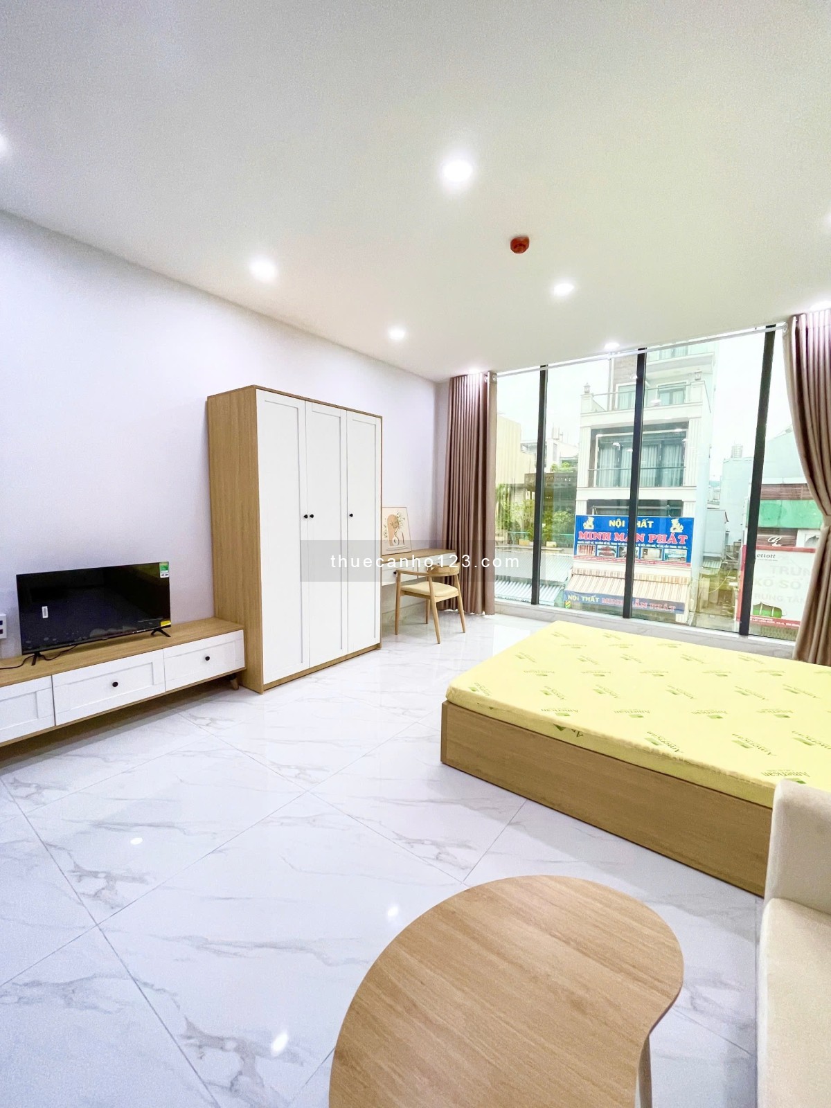 CHO THUÊ CĂN HỘ 1 PHÒNG NGỦ FULL NỘI THẤY NGAY NGÃ TƯ BẢY HIỀN QUẬN TÂN BÌNH