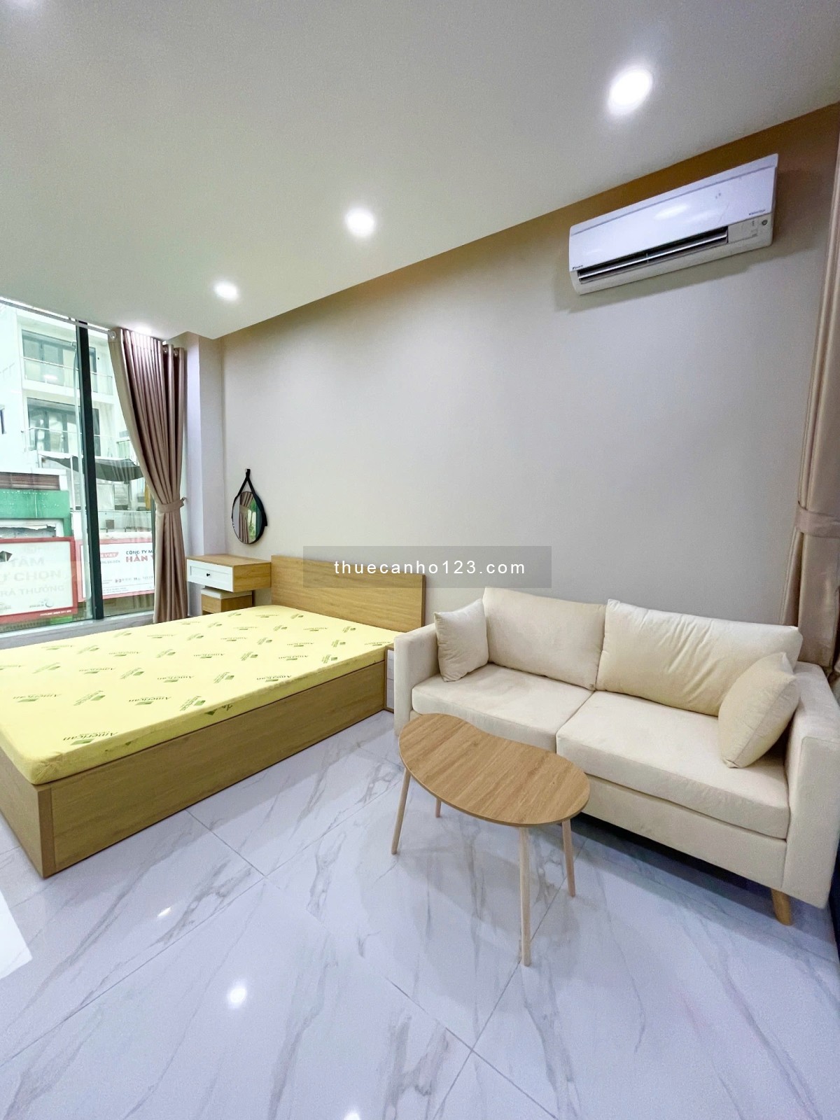 CHO THUÊ CĂN HỘ 1 PHÒNG NGỦ FULL NỘI THẤY NGAY NGÃ TƯ BẢY HIỀN QUẬN TÂN BÌNH