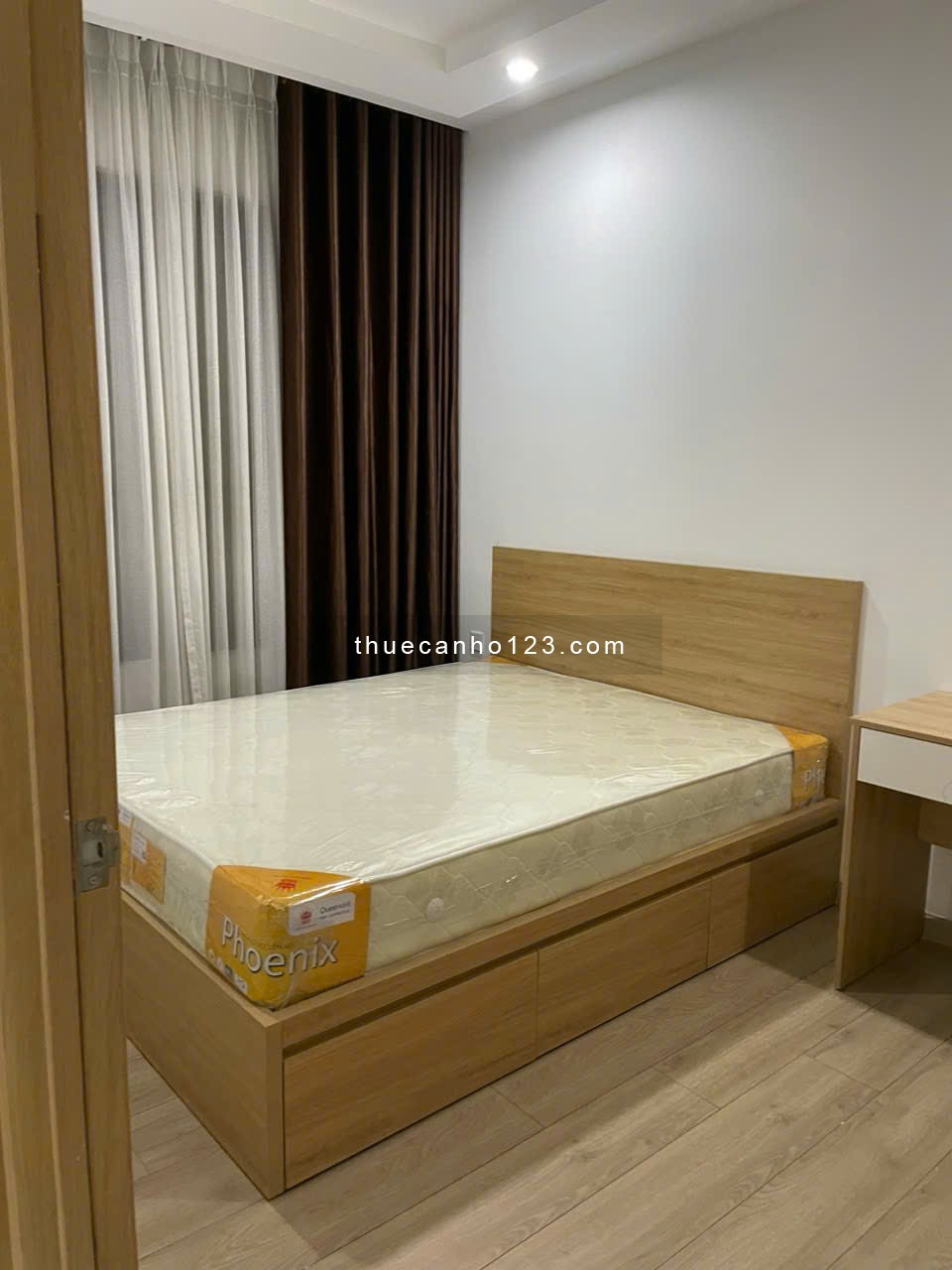 Cho thuê chung cư Phú Thạnh, DT 82m2, 2PN, có NT, giá 9tr/th.