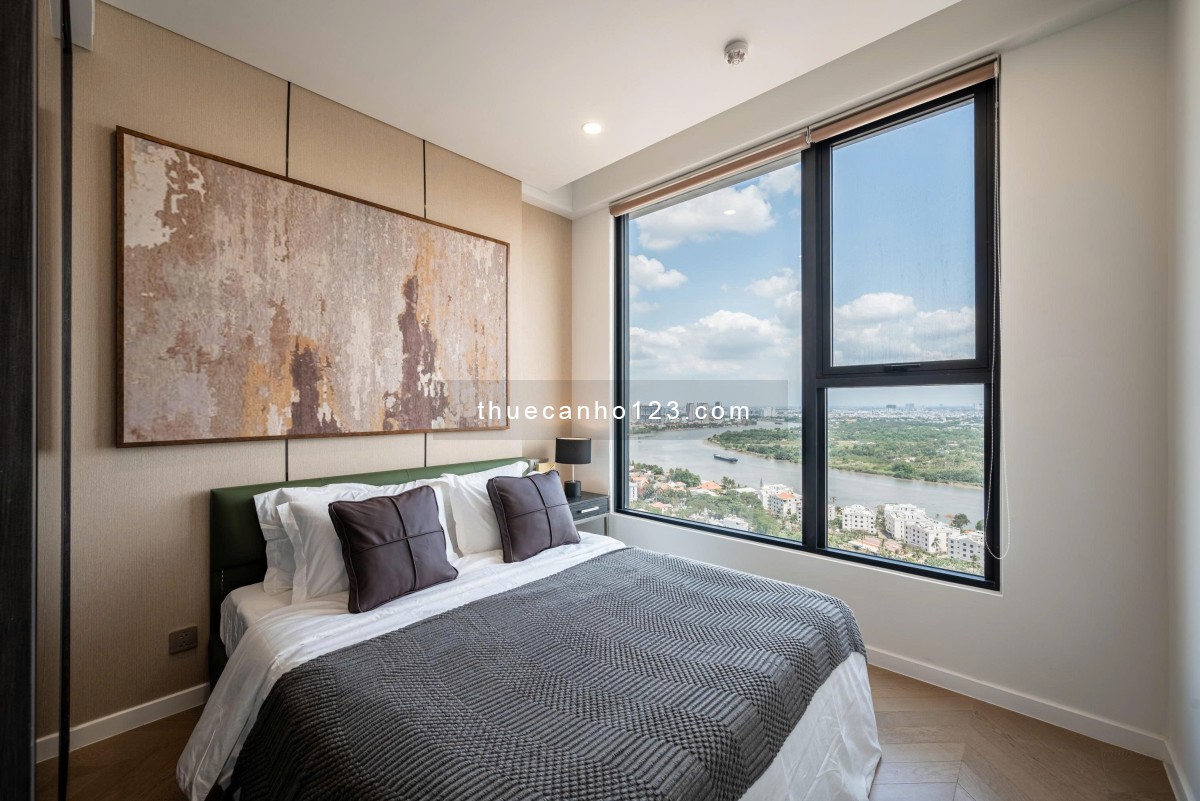 Căn hộ 3 phòng ngủ view Sông thoáng mát, đẹp mộng mơ. Nội thất đầy đủ cáo cấp,tại Lumiere Riverside