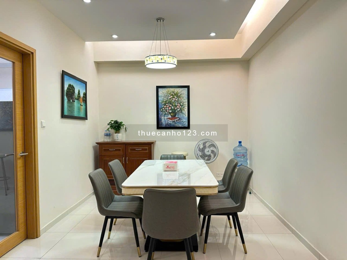 Cho thuê CHCC Cantavil An Phú (phí Qly Rẻ) TTTM Bên Hông Tòa Nhà (75m, 2pn full, 2 ban công giá 17tr