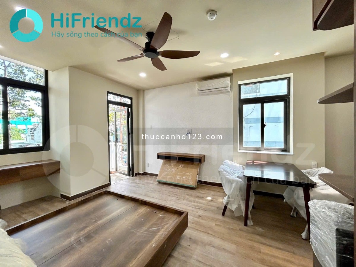 Căn hộ studio ban công full nội thất gần cv Hoàng Văn Thụ, sân bay Tân Sơn Nhất Tân Bình