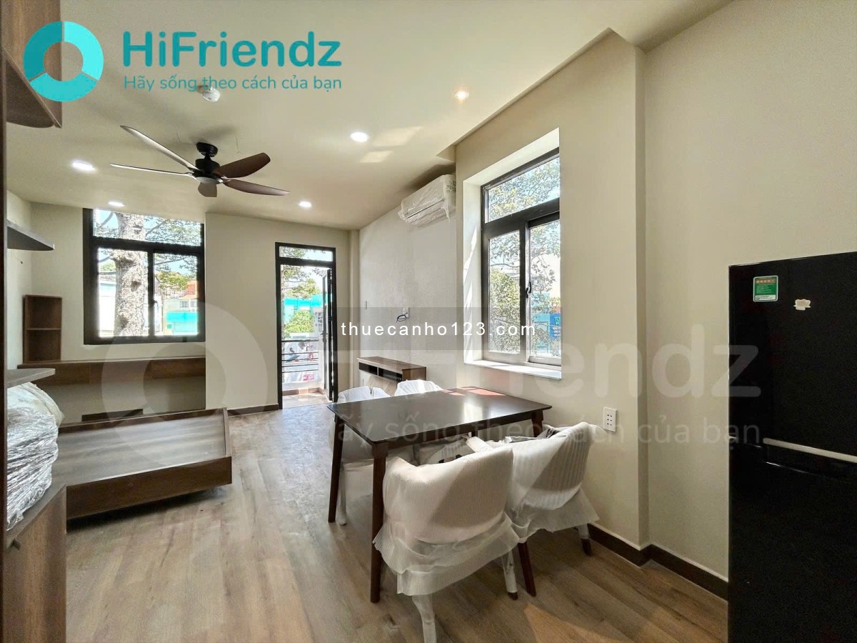 Căn hộ studio ban công full nội thất gần cv Hoàng Văn Thụ, sân bay Tân Sơn Nhất Tân Bình