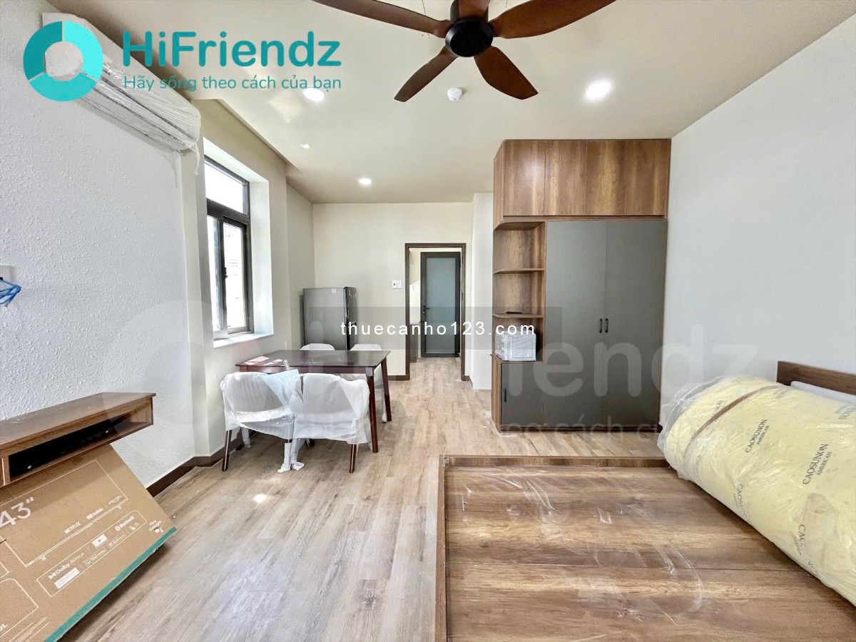 Căn hộ studio ban công full nội thất gần cv Hoàng Văn Thụ, sân bay Tân Sơn Nhất Tân Bình