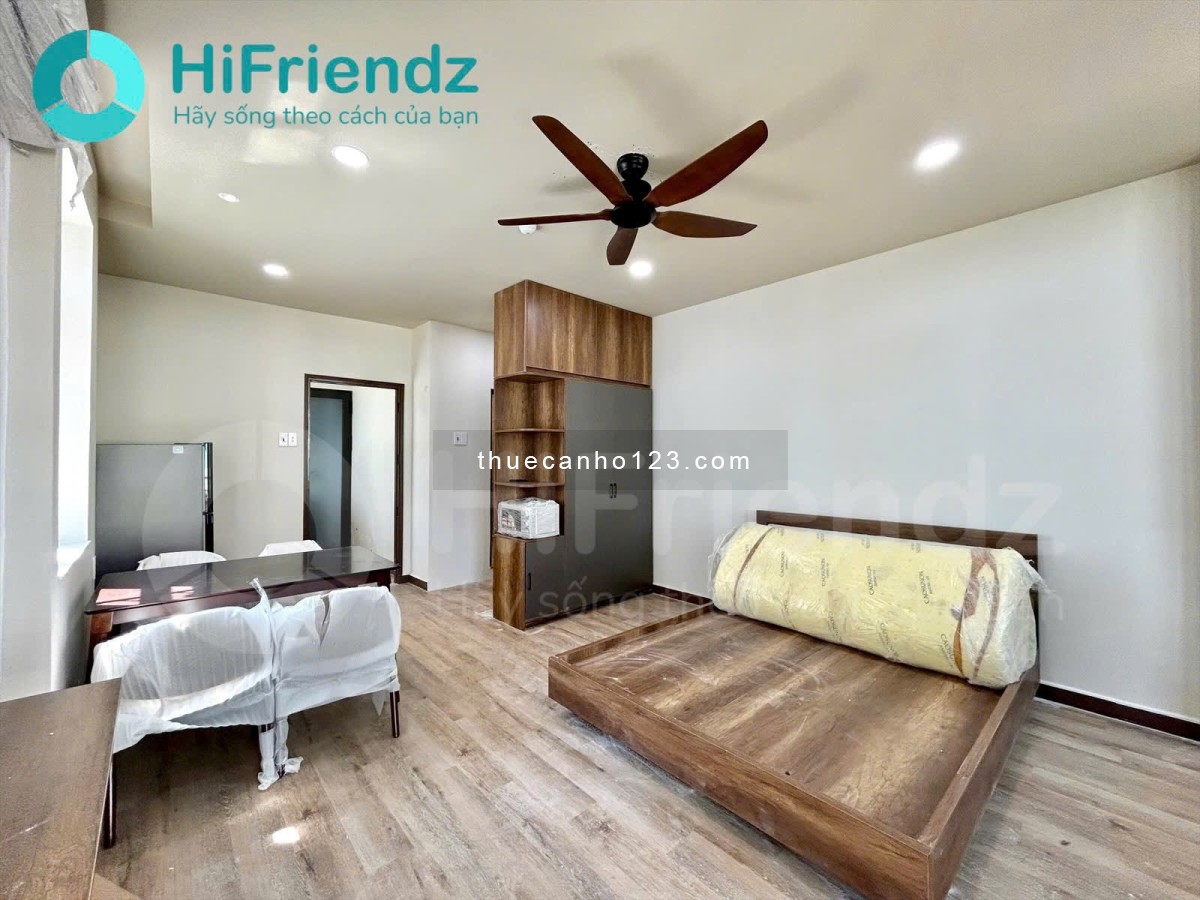 Căn hộ studio ban công full nội thất gần cv Hoàng Văn Thụ, sân bay Tân Sơn Nhất Tân Bình