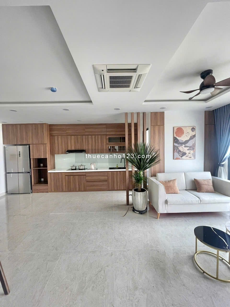 CCCC Everich Lê Đại Hành, P5, Quận 11: 105m2, 2p ngủ, NT mới, 21triệu