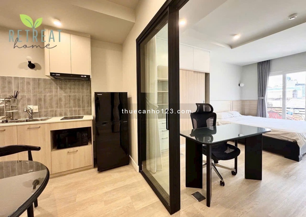 CHO THUÊ STUDIO TÂN BÌNH FULL NỘI THẤT–BAN CÔNG THOÁNG–MÁY GIẶT RIÊNG–GẦN SÂN BAY TÂN SƠN NHẤT ️