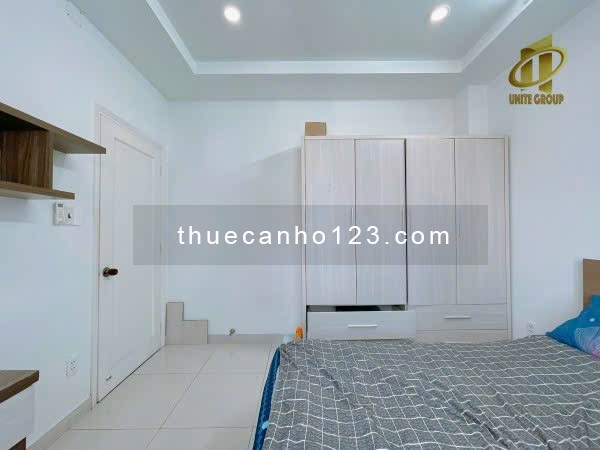 Cho thuê căn hộ 1PN Cửa sổ thoáng Q4 gần ĐH Luật, ĐH Nguyễn Tất Thành, cầu Tân Thuận, chợ 200