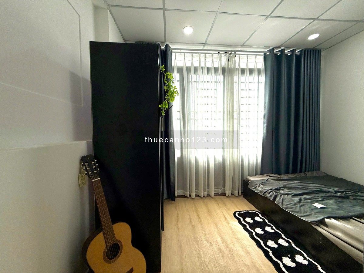 Căn hộ 1pn full nội thất ban công lớn gần sân bay, cv Hoàng Văn Thụ quận Tân Bình