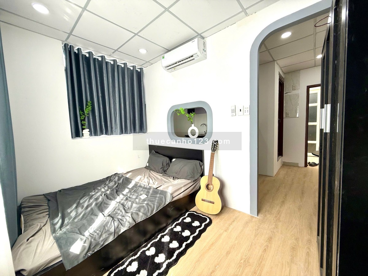 Căn hộ 1pn full nội thất ban công lớn gần sân bay, cv Hoàng Văn Thụ quận Tân Bình