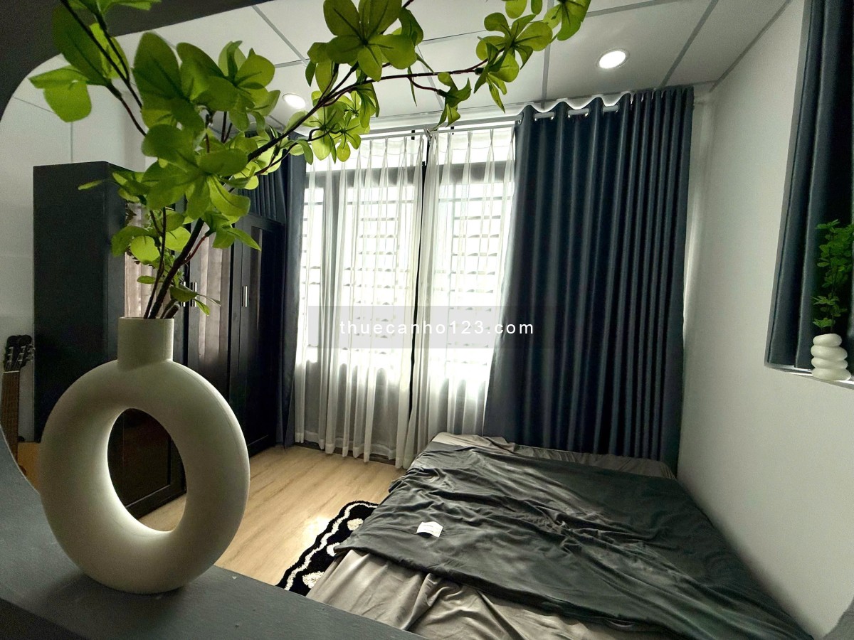 Căn hộ 1pn full nội thất ban công lớn gần sân bay, cv Hoàng Văn Thụ quận Tân Bình