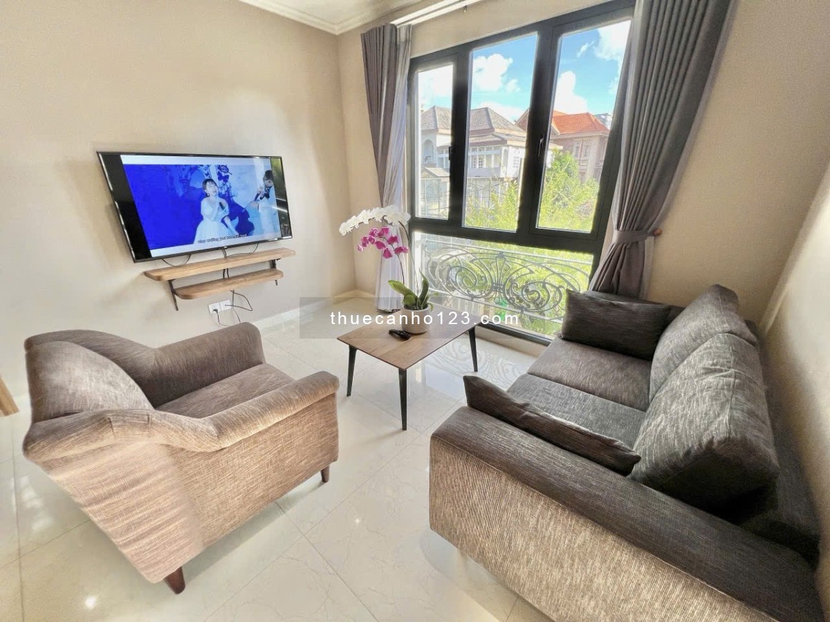 CHO THUÊ CĂN HỘ 2 PHÒNG NGỦ FULL NỘI THẤT TÂN BÌNH, BAN CÔNG –GẦN SÂN BAY & HỌC VIỆN HÀNG KHÔNG