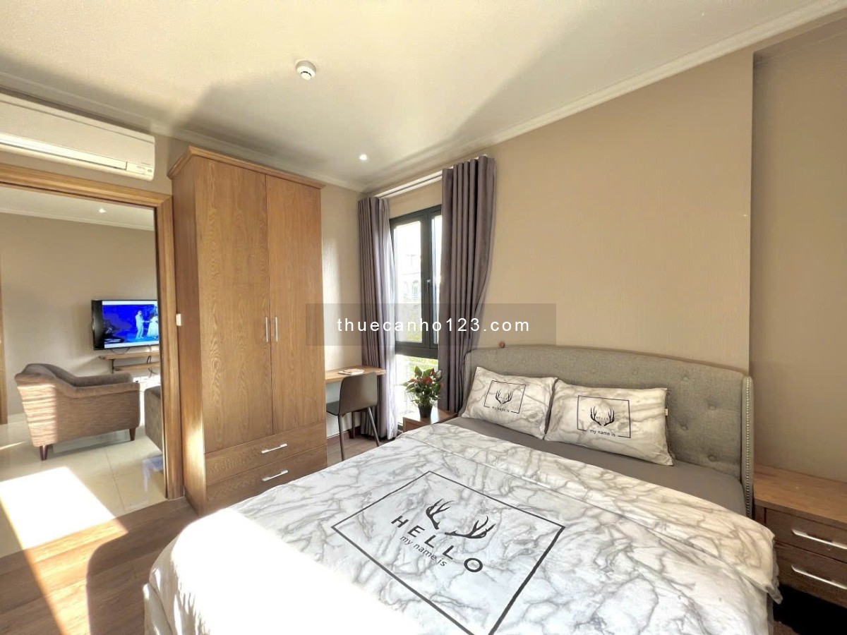 CHO THUÊ CĂN HỘ 2 PHÒNG NGỦ FULL NỘI THẤT TÂN BÌNH, BAN CÔNG –GẦN SÂN BAY & HỌC VIỆN HÀNG KHÔNG