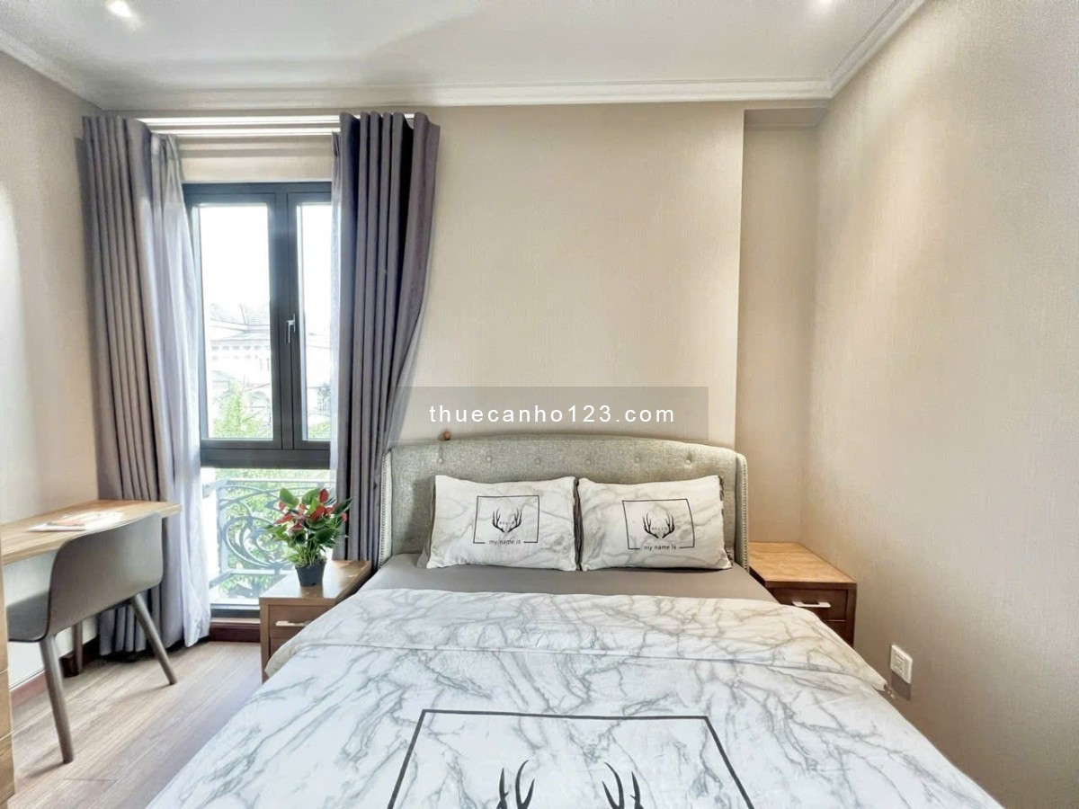 CHO THUÊ CĂN HỘ 2 PHÒNG NGỦ FULL NỘI THẤT TÂN BÌNH, BAN CÔNG –GẦN SÂN BAY & HỌC VIỆN HÀNG KHÔNG