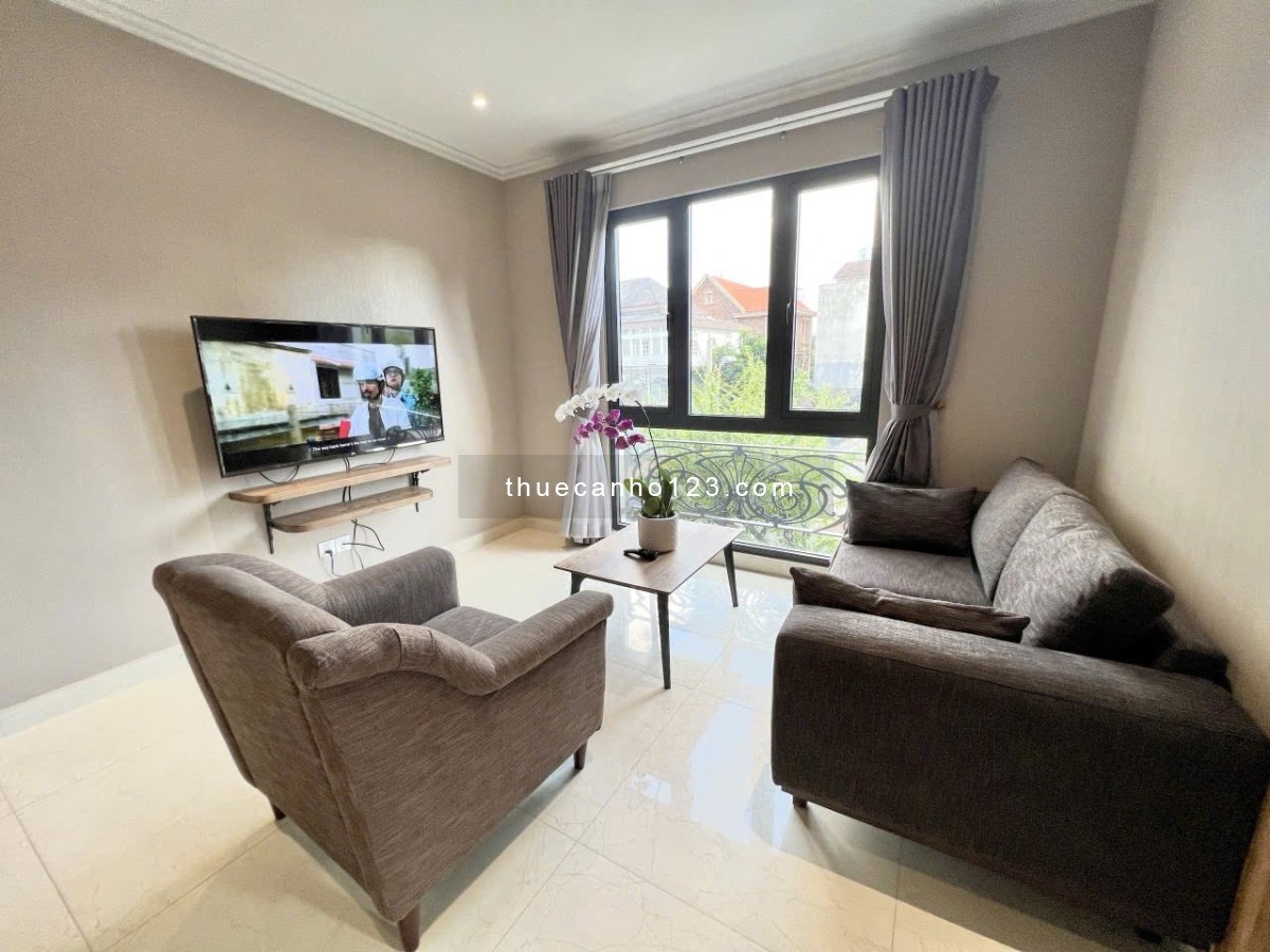 CHO THUÊ CĂN HỘ 2 PHÒNG NGỦ FULL NỘI THẤT TÂN BÌNH, BAN CÔNG –GẦN SÂN BAY & HỌC VIỆN HÀNG KHÔNG