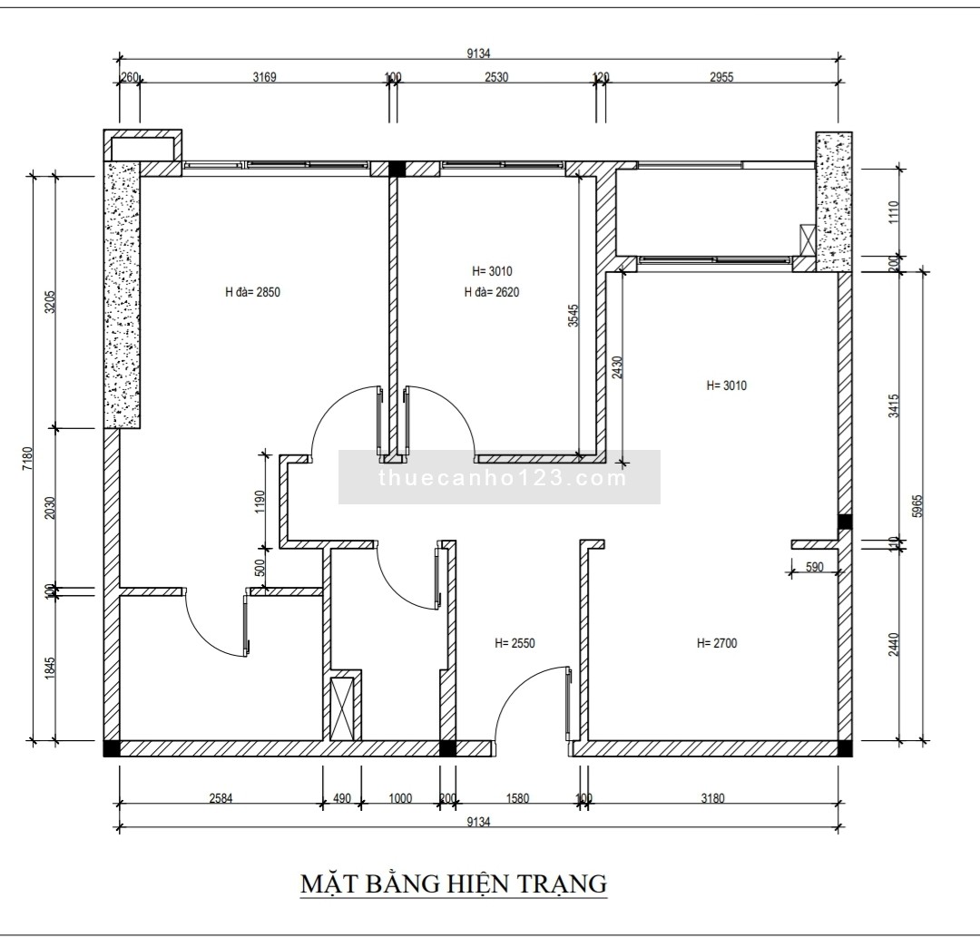 Cho Thuê Căn Officetel 76m2 giá 15 trđ/ tháng