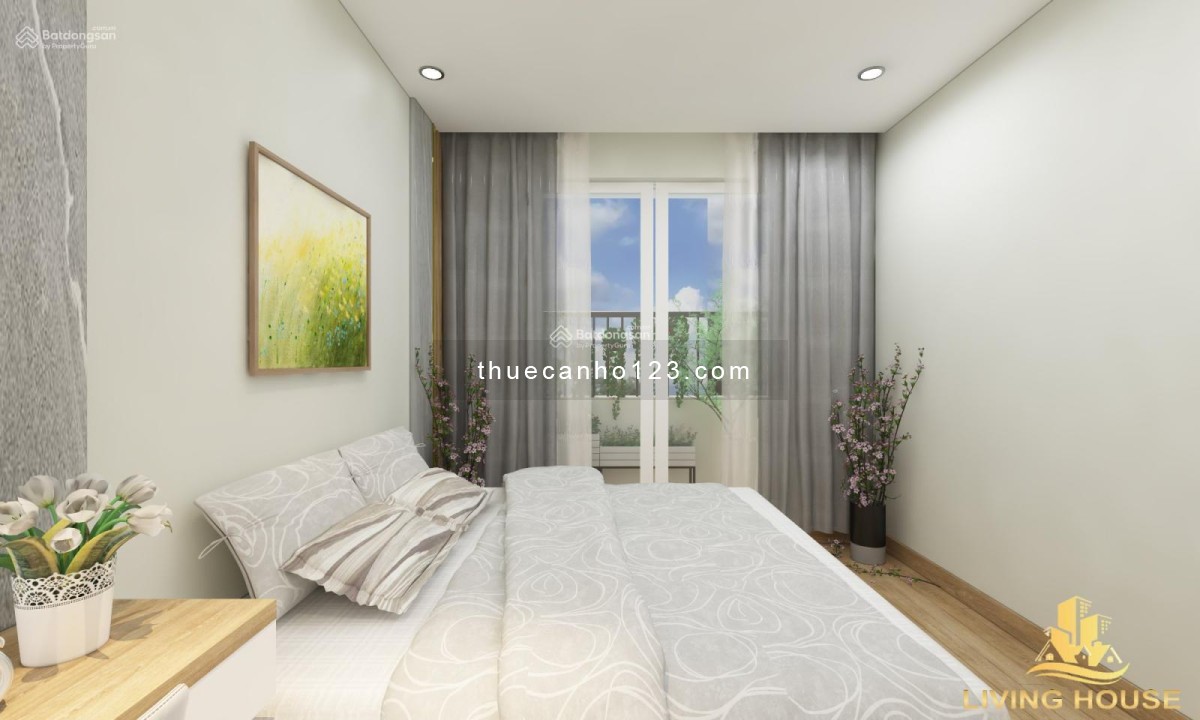 Cho thuê CC Saigon Pavillon, 28 triệu/th, 100m2, 3PN, 2WC, Nhà mới 100%