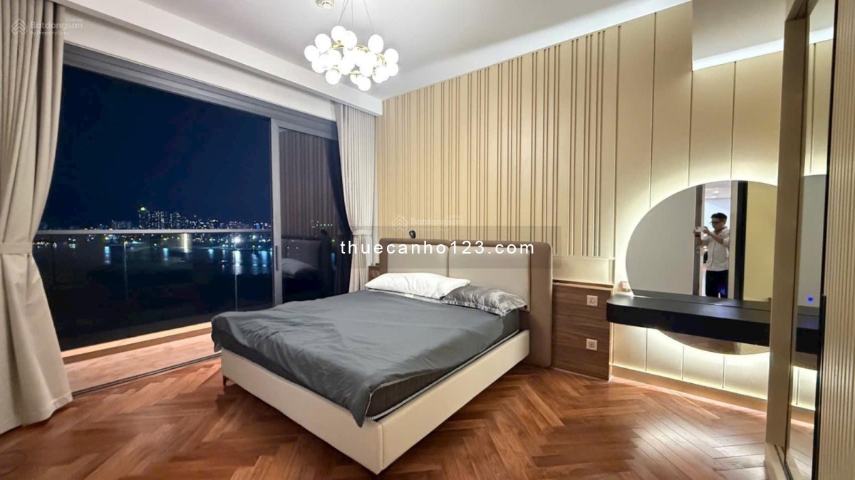 Cho thuê chung Cư Leman Luxury Q3, 88m2 - 2PN 2WC full NT, view đỉnh