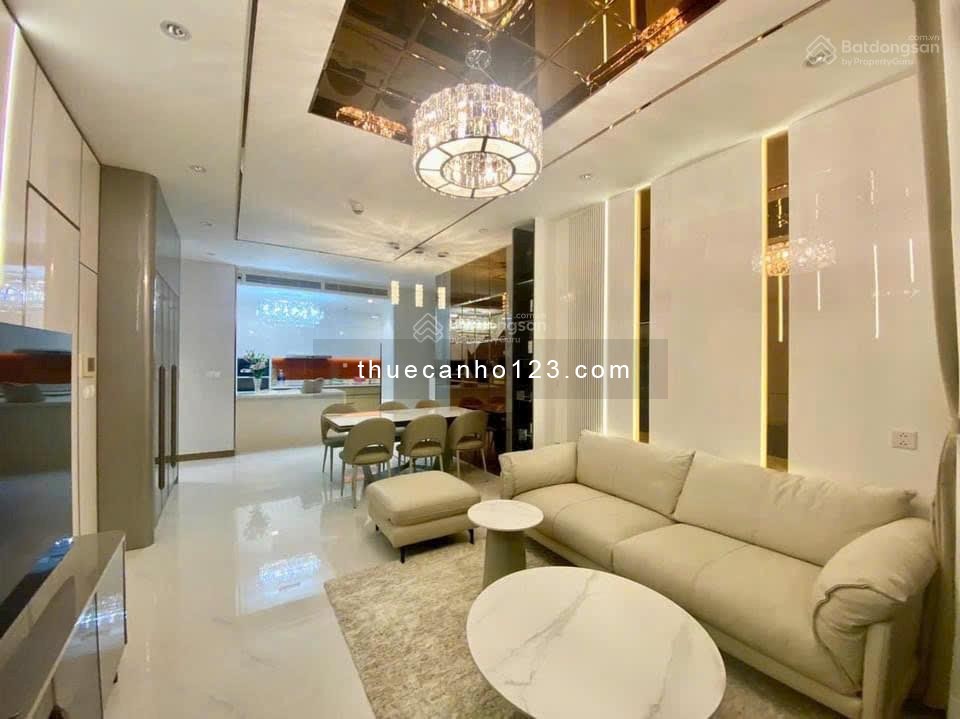 Cho thuê chung Cư Leman Luxury Q3, 88m2 - 2PN 2WC full NT, view đỉnh