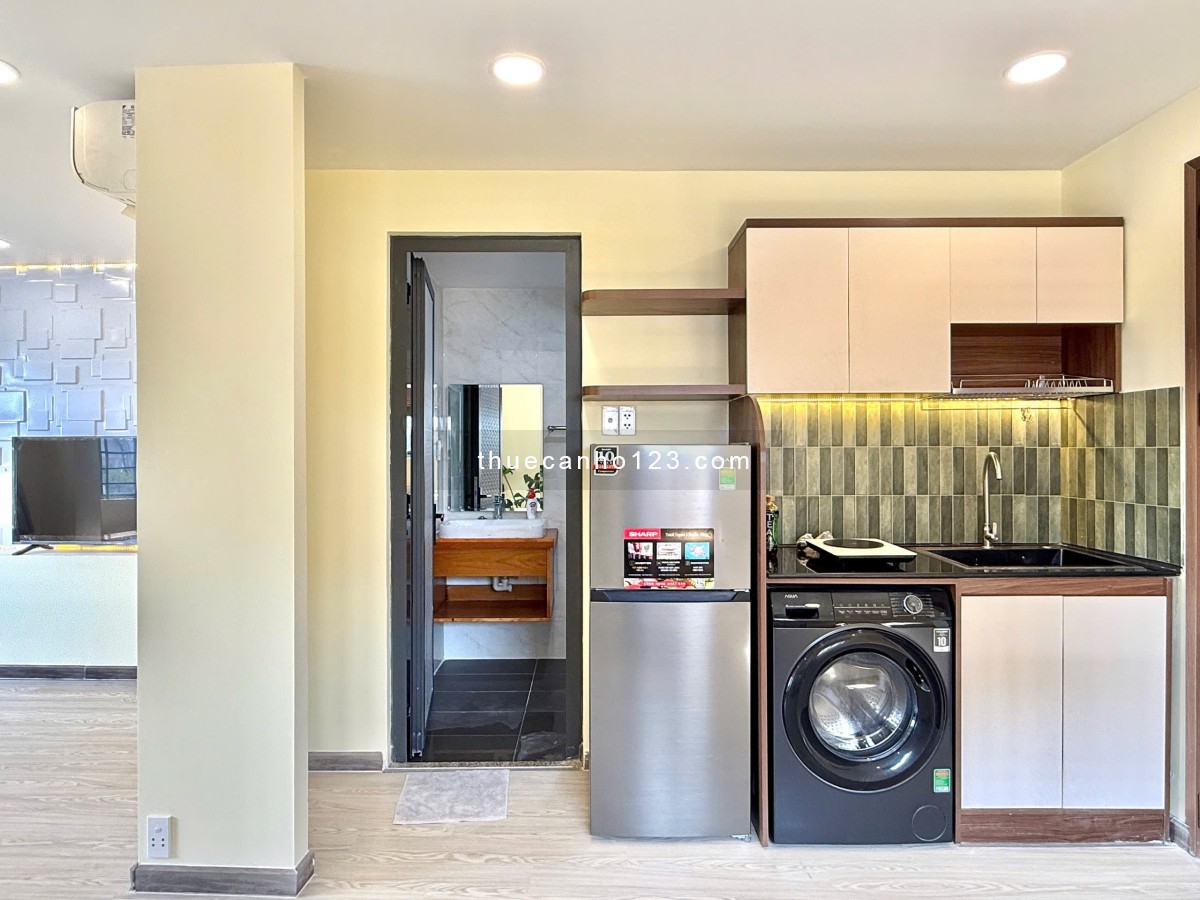 Chdv studio/1PN sang – Rộng – Thang máy – Ban công gần sân bay Tân Sơn Nhất, công viên Gia Định