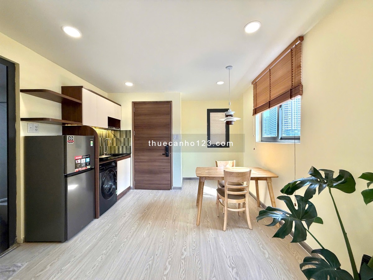 Chdv studio/1PN sang – Rộng – Thang máy – Ban công gần sân bay Tân Sơn Nhất, công viên Gia Định
