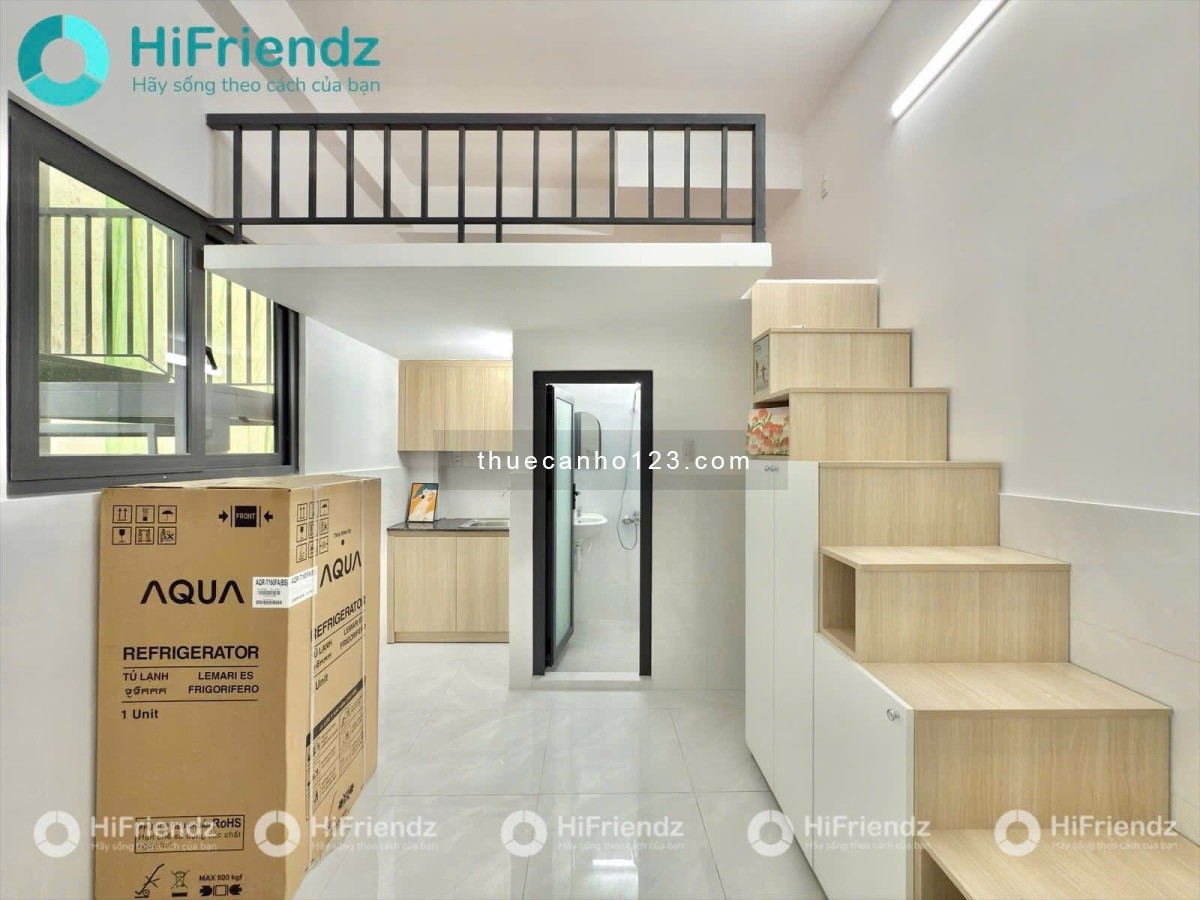 Cho Thuê Căn Hộ Mới Xây 100%  Gần Đại Học Văn Hiến và Công Viên Nước Đầm Sen 