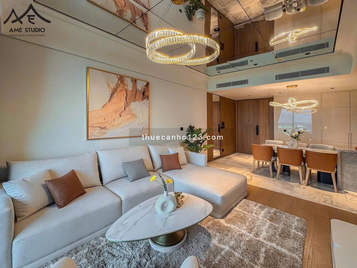 Đẹp tuyệt trần, 3 phòng ngủ 118m2 nội thất Sang trọng, Giá 140 triệu tại Lumiere Riverside
